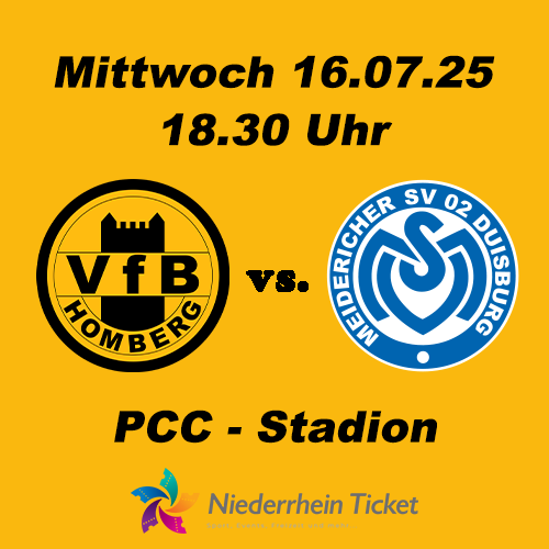 VFB Homberg vs. MSV Duisburg - Sitzplatz Vollzahler